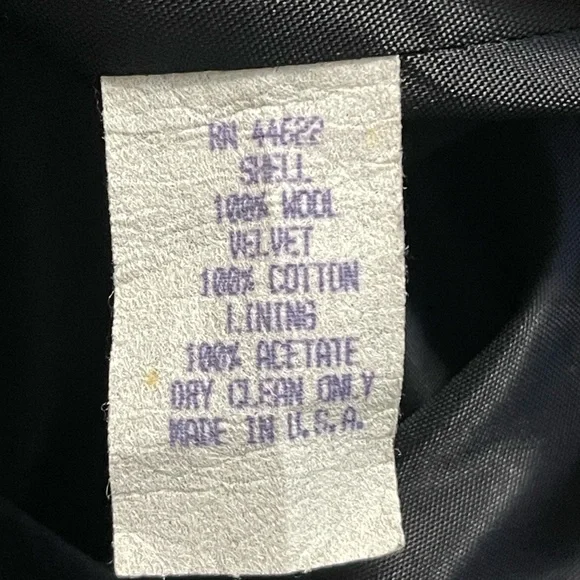 Albert Nipon Black Velvet Collar Coat - Picture 7 of 7